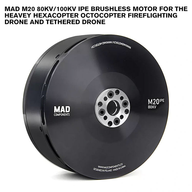 MAD M20 MiNi IPE Brushless Motor For The Heavey Hexacopter Octocopter Fireflighting Drone And Tethered Drone