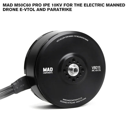 MAD M50C60 PRO IPE For The Electric Manned Drone E-VTOL And Paratrike