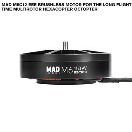 MAD M6C12 EEE Brushless Motor For The Long Flight Time Multirotor Hexacopter Octopter