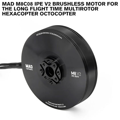 MAD M8C08 IPE V2 Brushless Motor For The Long Flight Time Multirotor Hexacopter Octocopter