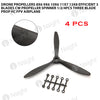 Drone Propellers 8x6 9x6 10x6 11x7 13x8 Efficient 3 Blades CW Propeller Spinner 1/2/4PCS Three Blade Prop RC FPV Airplane