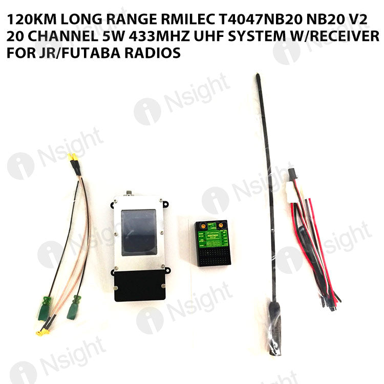 120KM Long Range RMILEC T4047NB20 NB20 V2 20 Channel 5W 433Mhz UHF Sys ...