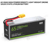 6S 20Ah High Power Density Light Weight Drone Solid State Lithium Battery