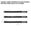 Foxeer 1.8mm Thickness Silicon Durable Battery Strap (3pcs,155*10.5mm)