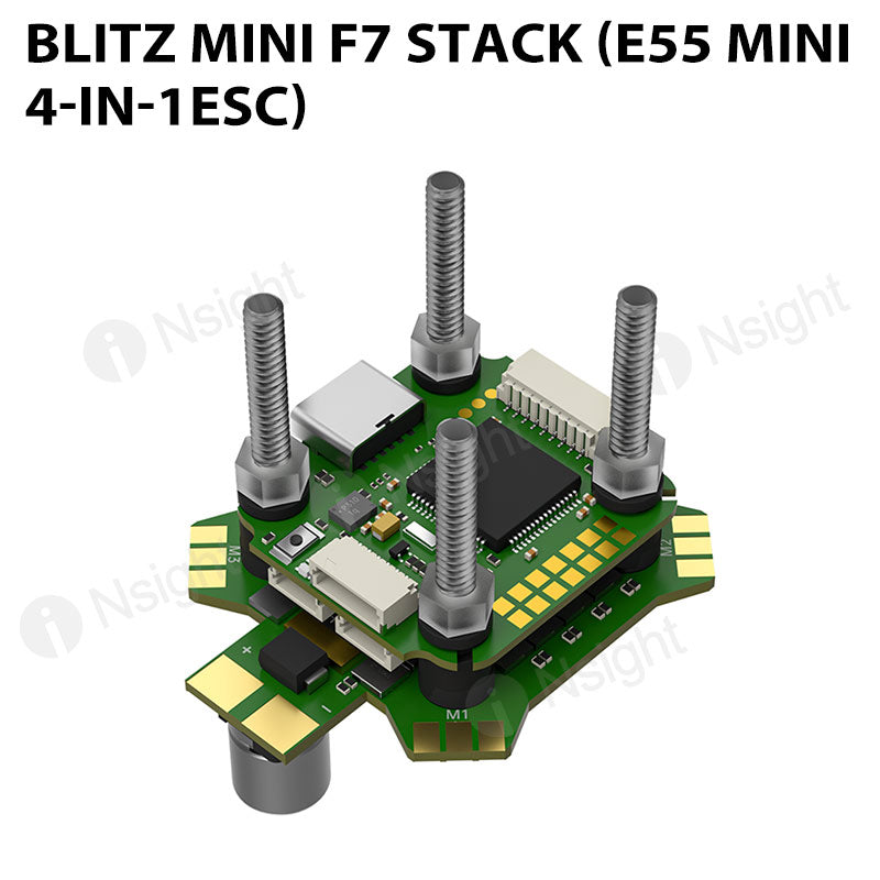 Mini Rech Stack BLITZ Mini F7 Stack (E55 Mini 4-IN-1ESC) – iNsightFPV