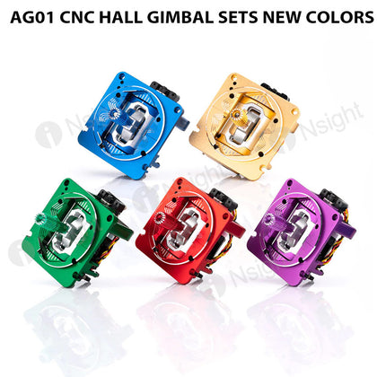 AG01 CNC Hall Gimbal Sets New Colors