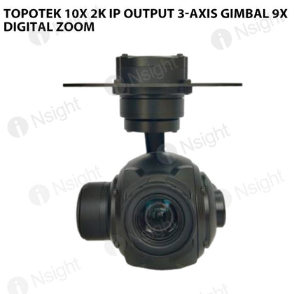 Topotek TQ10N 10x 2K IP output 3-Axis gimbal 9x digital zoom