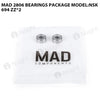 MAD 2806 Bearings package model:NSK 694 ZZ*2