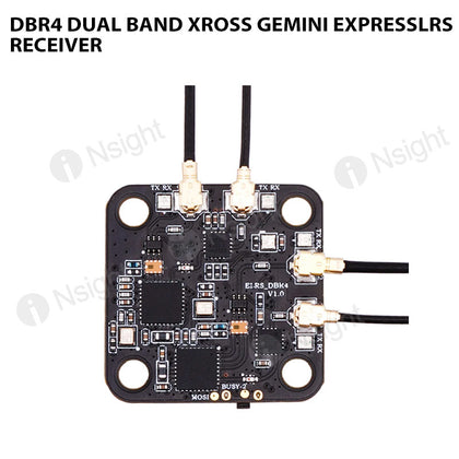 DBR4 Dual Band Xross Gemini ExpressLRS Receiver