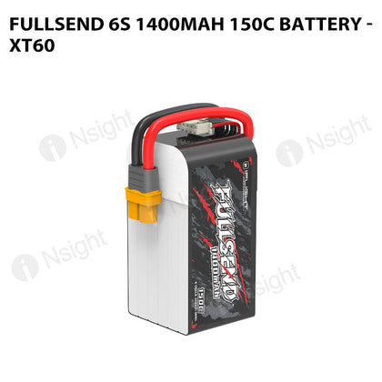 Fullsend 6S 1400mAh 150C Battery - XT60