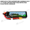 Gens Ace 2200mAh 3S 60C 11.1V G-Tech Adventure Lipo Battery Pack With XT60 Plug For RC Crawler