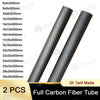 2pcs Length 500mm carbon fiber tube high composite hardness material 3K Twill matte for plant protection aircraft