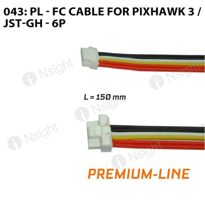 043: PL - FC cable for Pixhawk 3 / JST-GH - 6p