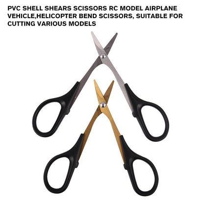 PVC Shell Shears scissors RC model airplane vehicle,helicopter Bend scissors, suitable for cutting various models