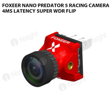 Foxeer Micro Predator 5 Racing FPV Camera M8 Lens 4ms Latency Super WDR Flip