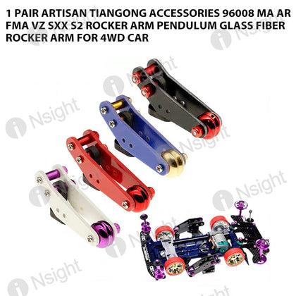 1 Pair Artisan Tiangong Accessories 96008 MA AR FMA VZ SXX S2 Rocker Arm Pendulum Glass Fiber Rocker Arm For 4WD Car