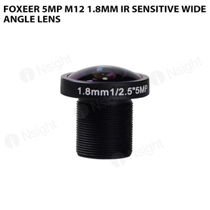 Foxeer 5MP M12 1.8mm IR Sensitive Wide Angle Lens