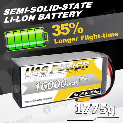 iNsightFPV UAS power Semi-solid-state li-lon battery