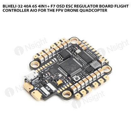 BLHeli-32 40A 6S 4in1+ F7 OSD ESC Regulator Board Flight Controller AIO for the FPV drone quadcopter