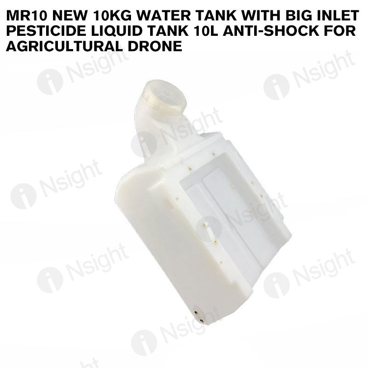 New 10KG Water Tank with Big Inlet Pesticide Liquid Tank 10L Anti-Shock For Agricultural Drone