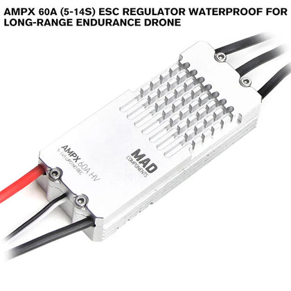 AMPX 60A (5-14S) ESC Regulator Waterproof For Long-Range Endurance Drone