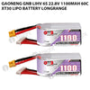 GAONENG GNB LiHV 6S 22.8V 1100mAh 60C XT30 LiPo Battery LongRange