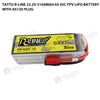 Tattu R-Line 22.2V 5100mah 6S 95C FPV Lipo Battery With AS150 Plug