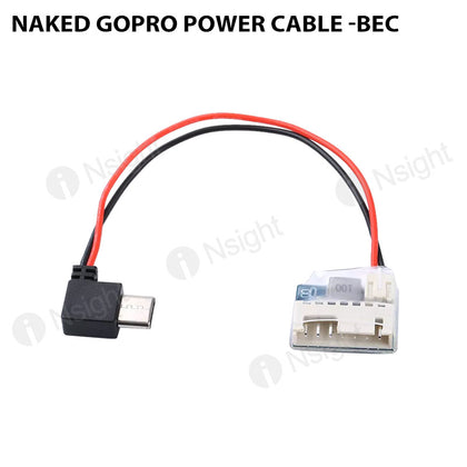 Naked GoPro Power Cable -BEC