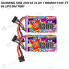 GAONENG GNB LiHV 6S 22.8V 1300mAh 120C XT60 LiPo Battery