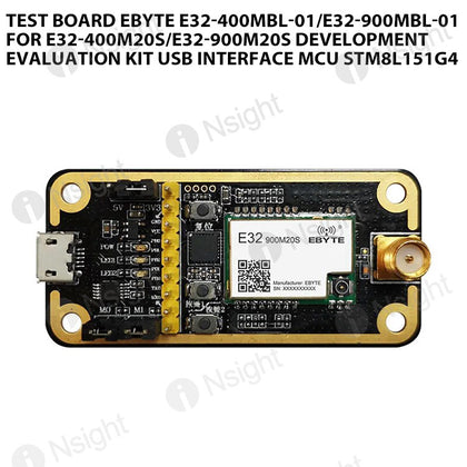 Test Board EBYTE E32-400MBL-01/E32-900MBL-01 for E32-400M20S/E32-900M20S Development Evaluation Kit USB Interface MCU STM8L151G4