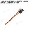 20cm Power Video 4pin 1.25mm to 2.54mm servo FPV cable