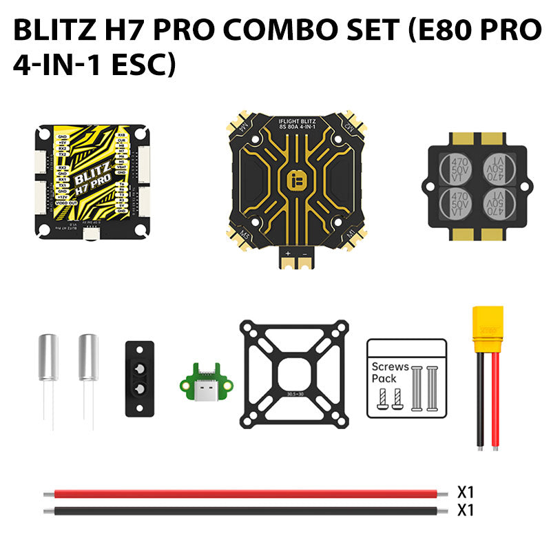 BLITZ H7 Pro Combo Set (E80 Pro 4-IN-1 ESC) – iNsightFPV