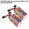 GAONENG GNB LiHV 6S 22.8V 1850mAh 120C XT60 LiPo Battery