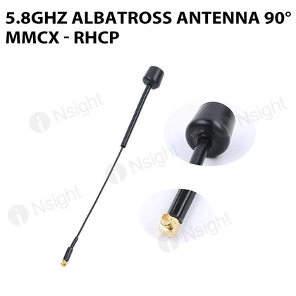 Albatross 5.8GHz Antenna 90° MMCX - RHCP