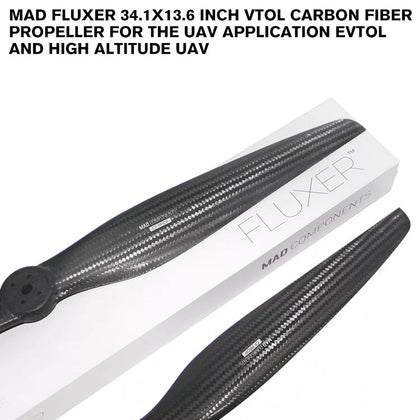 FLUXER 34.1x13.6 Inch VTOL Carbon Fiber Propeller For The UAV Application EVTOL And High Altitude UAV