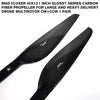 FLUXER 40x13.1 Inch Glossy Series Carbon Fiber Propeller For Large And Heavy Delivery Drone Multirotor CW+CCW 1 Pair