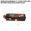 Gens Ace 8400mAh 3S2P 60C 11.1V Lipo Battery Pack With XT60T Plug