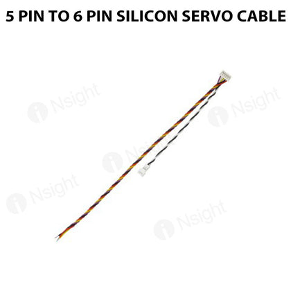 5 Pin to 6 Pin Silicon Servo Cable