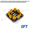 EFT Drone Parts Power Distribution Board Four Axes/E4P/1pcs For EFT E410P E416P E420P Agriculture Drone Frame PDB