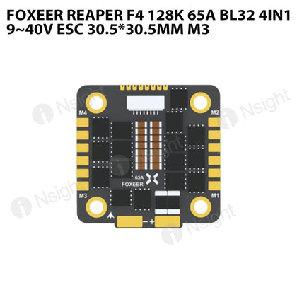 Foxeer Reaper F4 128K 65A BL32 4in1 9~40V ESC 30.5*30.5mm M3