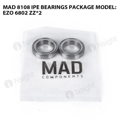 MAD 8108 IPE Bearings package model:EZO 6802 ZZ*2