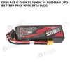 Gens Ace G-Tech 11.1V 60C 3S 5000mAh Lipo Battery Pack With XT60 Plug