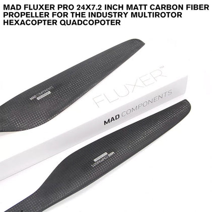 FLUXER Pro 24x7.2 Inch Matt Carbon Fiber Propeller For The Industry Multirotor Hexacopter Quadcopoter