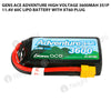 Gens Ace 3600mAh 3S 11.4V 60C Adventure High Voltage Lipo Battery With XT60 Plug