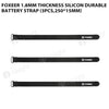 Foxeer 1.8mm Thickness Silicon Durable Battery Strap (3pcs,250*15mm)