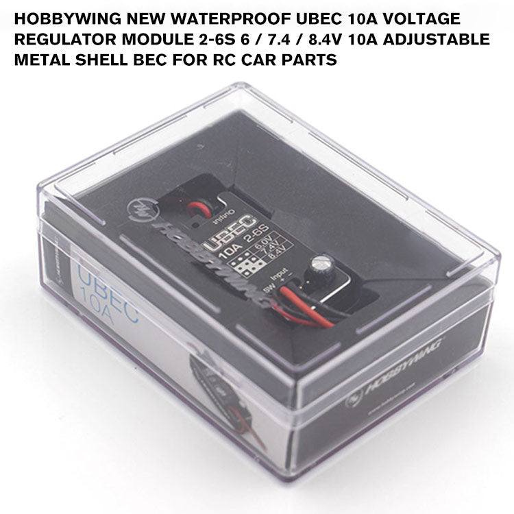 Hobbywing New Waterproof UBEC 10A Voltage Regulator Module 2-6S 6 / 7 ...