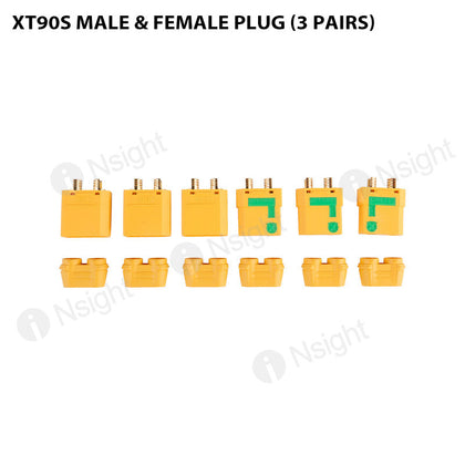 XT90S Male & Female Plug (3 Pairs)
