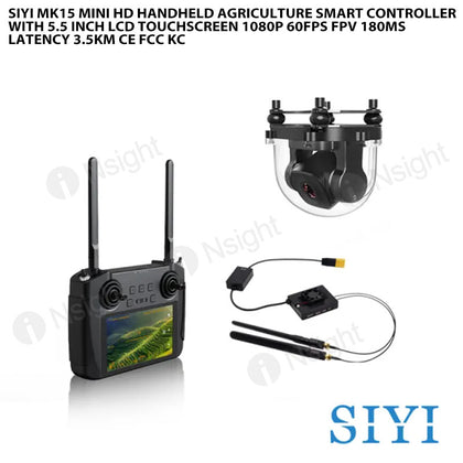 SIYI MK15 Mini HD Handheld Agriculture Smart Controller
