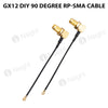 GX12 DIY 90 Degree RP-SMA Cable