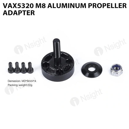VAX5320 M8 aluminum propeller Adapter